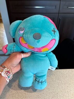 Deddy Bear Zombear Teal Blue Soft Plush Toy Zombie Halloween Teddy 30 cm / 12"